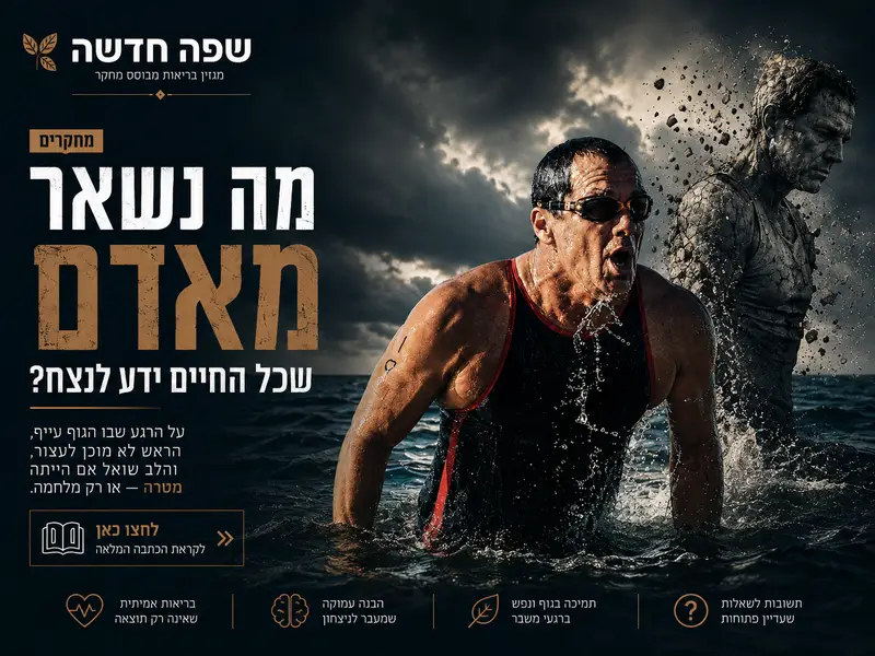 מה הים לימד את טל סנונית על החיים שאחרי ההישגים.