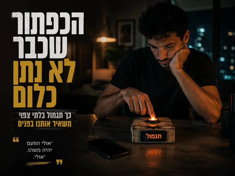 הכפתור שכבר לא נתן כלום: כך תגמול בלתי צפוי משאיר אותנו בפנים