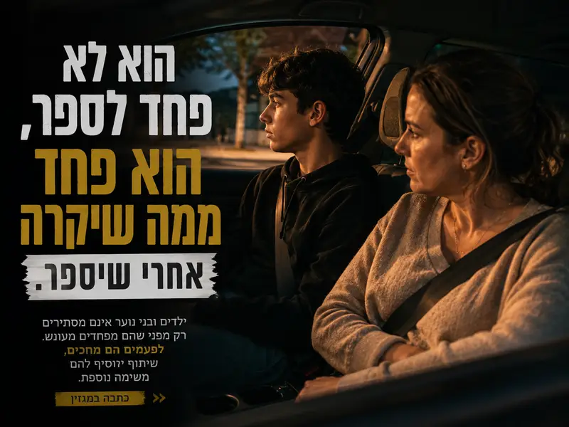 הילד מסתיר: הוא יספר לכם הכול, רק אחרי שכבר מאוחר מדי
